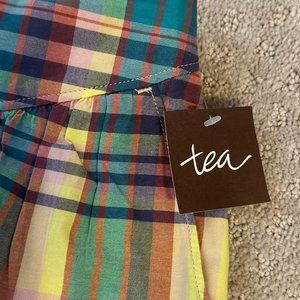 Tea Collection: NWT: Girls  Size 12 Madras culotte shorts